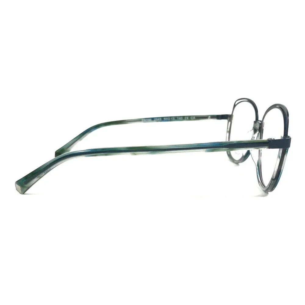 J. F. Rey Petite Eyeglasses Frame PA096 2545 Blue Gold Square Full Rim 50-13-140
